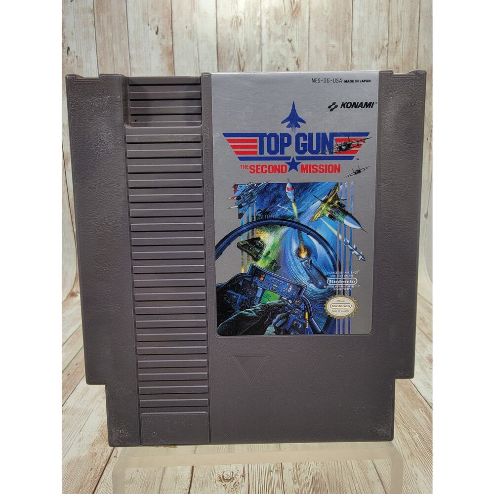 Top Gun The Second Mission Authentic Nintendo NES Tested & Works